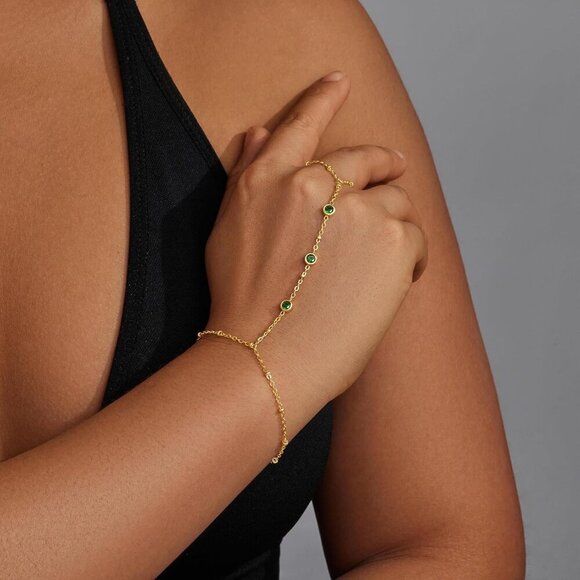 Gold-Style 11Dainty Stack Beaded Pearl Rope Bracelets Jewelry Gifts for Women - Picture 3 of 7